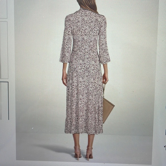 Samsoe Samsoe Fritta printed flower midi dress - Picture 3 of 17